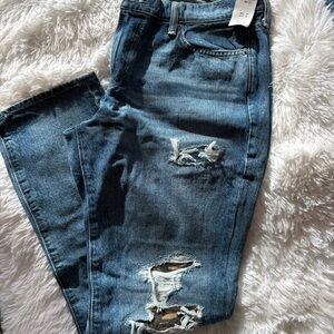 Abercrombie & Fitch Distressed Men’s Jeans with Camo Accents